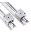 Premium High Precision Linear Guide Rail Kit with 2pcs SBR16 Rails And 4 Smooth Bearings For Super Fast Sliding Motion Plus Easy Setup And No Maintenance Needed Like A Pro DIY Maker, two SBR16 rails with bearing blocks