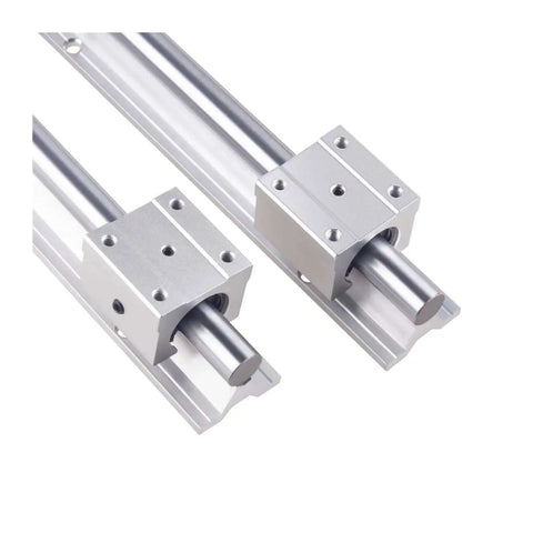 Premium High Precision Linear Guide Rail Kit with 2pcs SBR16 Rails And 4 Smooth Bearings For Super Fast Sliding Motion Plus Easy Setup And No Maintenance Needed Like A Pro DIY Maker, two SBR16 rails with bearing blocks