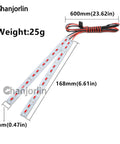 24 LED Aluminum RC Car Chassis Light Strip For 1 8th 1 10th 1 16th Scale Trucks And Buggies, 5V To 8.45V No Battery Needed