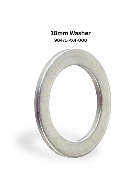 18mm washer from Honda DW 1 Automatic Transmission Fluid 4 Quarts With 18 Mm Drain Plug Washer OEM ATF Kit