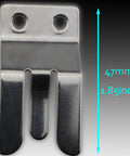 Stainless Steel Microphone Holder Clip For CB Radio Mic Hanger Heavy Duty Car Mount 47mm size rust-resistant