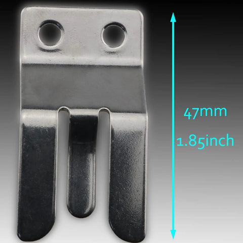 Stainless Steel Microphone Holder Clip For CB Radio Mic Hanger Heavy Duty Car Mount 47mm size rust-resistant