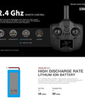 2.4GHz remote control and battery details for F16 Style RC Fighter Plane Three Channel With Gyro And 2.4GHz Radio Control EPP Foam Fixed Wing Stunt Glider 320mm
