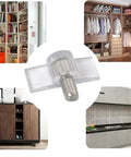Clear Plastic Cabinet Shelf Pins For Removable Glass Panels And Wood Shelves Heavy Duty And Easy To Install in home settings