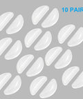 Soft Silicone Eyeglass Nose Pads With Air Chamber For Comfort And Anti Slip Grip Self Adhesive Cushioned Nose Pad Set, 10 Pairs