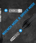37 In 1 Mini Ratchet Wrench Screwdriver Bit Set in S2 Steel showing wrench and driver mode