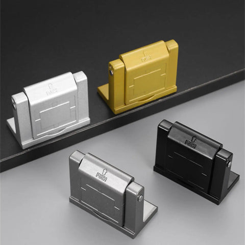 Heavy Duty Door Catch Secures Barns And Garages Easy Install Aluminum Lock For Privacy Bathroom Windows Home Safety Upgrade That Slays, showing silver, gold, gray, and black options.