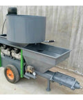 Electric Cement Spray Plaster Machine 30M Mortar Pump for fast drywall and brickwork, featuring a gray base hopper and motor.