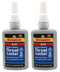2-pack Blue Medium Strength Threadlocker For Metal, 1.69 Oz Bottle, Removable With Hand Tools, Locks Fasteners On Metal