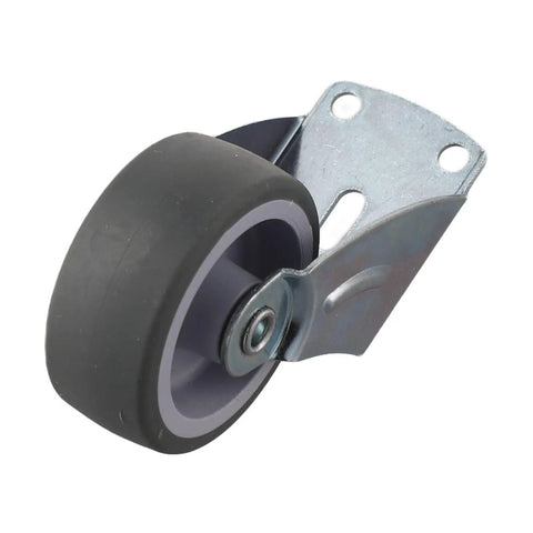 Heavy Duty Adjustable Door Bottom Support Wheel Stops Cabinet Sagging Rolls Smooth As Butter Steel And Rubber Anti Sag Pulley close-up view