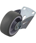 Adjustable Cabinet Door Bottom Support Wheel Anti Sag Fixing Bracket Heavy Duty Steel Build with grey rubber wheel