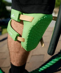 Knee Saver Knee Pads For Work And DIY Pro Grade Comfort Cushioned Support Durable Green And Brown Finish Non Slip Straps