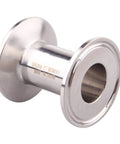 DERNORD SUS316 stainless sanitary tri-clamp adapter with 1 inch tube OD and flanged ends