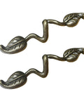Leaf Shape Drawer Pull Handle Set In Vintage Bronze Finish Twig Branch Cabinet Hardware For Dresser Wardrobe Doors Zinc Alloy Construction
