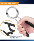 Olympic Bar Spring Clip For 2 Inch US Bars Heavy Duty Steel Clamp With Chrome Finish Secure Grip And Quick Release Ideal