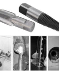 Ultimate 3/4 Inch Pipe Tap Set Plus Broken Pipe Extractor Tool For Hard Water Repair Kit To Bust Seize Threads And Remove Screw Snaps Like A Champ, steel set