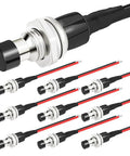 Mini Momentary Push Button Switch 1A 250VAC SPST NO Black Pre Wired 2 Pin Compact No Frills Push Button For Electronics Projects