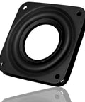 Kick Off Your Next Custom Build With This Pack Of Four 3 Inch Square Turntable Bases Delivering Smooth Swivel Bearing Plates For Heavy Duty Furniture Assembly Solid Black Steel Base.