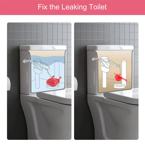 Installation of Two Pack Large 3 Inch Toilet Flapper Replacement For Toto Oversized Flappers G Max THU138S THU175S THU331S