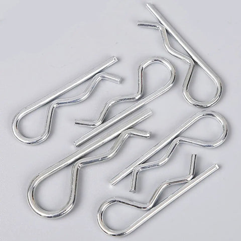 Top Rated 150 Pcs R Shape Cotter Pins Made From Durable Carbon Steel With Easy Carry Box, various sizes arranged for engineering jobs.