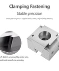 Shop Certified Heavy Duty CNC Table Vise Multi Station Wedge Clamp Expanding Side Ejector Press Plate showing T-slider design.
