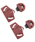 Four Pair Wardrobe Sliding Door Roller Kit with Pulleys and Circuit Board Hardware Brown, Durable Plastic Construction