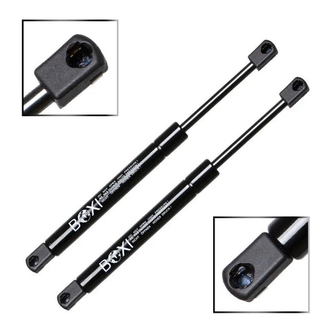 2 Pack Rear Trunk Lift Supports For Chrysler Sebring 1996 1997 Gas Struts and Shock Absorbers, black metal rods with connectors.