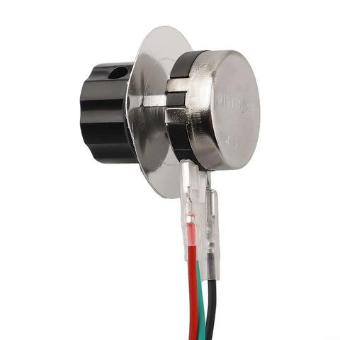 Potentiometer Throttle Button Rotary Knob Accelerator for Electric Cart and Beer Bike with smooth speed control, ABS metal