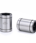 Premium LM35UU Linear Ball Bearings 35 X 52 X 70mm Double Sealed Shaft Guide Slide Bushing on a white background.