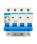 Heavy Duty DZ47-63 Mini Circuit Breaker MCB, Thermal Magnetic Switch for Load Center, 6A to 63A DIN Rail Mount.