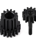 Steel Transmission Idler Gear Upgrade for Losi Micro B 1/24 2WD and Micro T 1/28 RC Buggy Durable Alloy Gear showing dual gear set