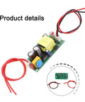 Hella Reliable 12 Volt 5 Amp Switching Power Supply Bare Board Runs Ice Cold With Premium Heat Dissipation For Xpj 07A And 07B Ac Dc Led Drivers Ideal For Home Setup, showing compact PCB with output wires.