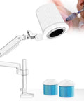 Pro Grade Nail Dust Collector With Dimmable LED Lamp, 360 Degree Adjustable Suction, 2 Reusable Filters, Quiet Industrial Motor