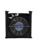 Front view of AJ0510T-CA 10 Liters Per Minute Air Cooled Hydraulic Cooler Heat Exchanger for CNC Hydraulic System
