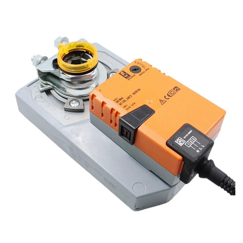 Gm230a 40Nm Damper Actuator For Hvac Ventilation Air Dampers, showing connector and torque mechanism for heavy duty performance.