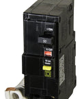 QO Qwik-Gard 50 Amp Two-Pole GFCI Circuit Breaker for Home Panels, Plug-On Design, 120/240V, with coiled wire, 10,000 AIR