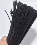 100 Ft Heat Shrink Tubing Assortment Pack 2 To 1 Shrink Ratio Non Adhesive Single Wall Black 1 2 3 4 5 6 8 10 mm held in hand