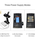 Three power supply modes for Six Channel 2.4GHz RC Transmitter And Receiver With Built In Gyro X6FG Pro Grade.