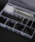 Massive 1450 Pcs Connector Kit For PCB Pros Includes Versatile Male Female Terminals Crimpers And Housings, plastic case