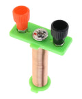 Electromagnet Physics Lab Kit For Kids And Students Easy To Use Hands On Science Tool with copper coil and green base