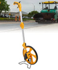 Glomora Measuring Wheel Double Folding Accurate 0-9999.9m Portable Distance Measuring Wheel for Work Projects in urban setting.