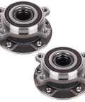 Front Wheel Bearing Hub Assembly Pair 513349 For 2014 Through 2023 Jeep Cherokee Without Off Road Suspension With ABS System Ready Replacement Kit Direct Fit