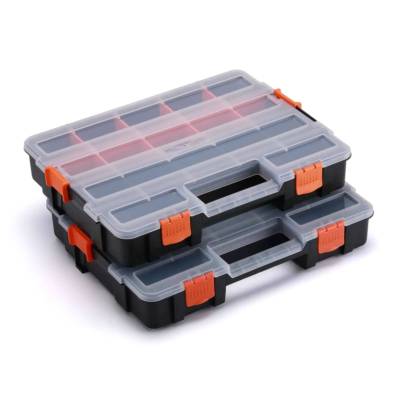 Interlocking Tool Box Organizer Two-Piece Set ✓