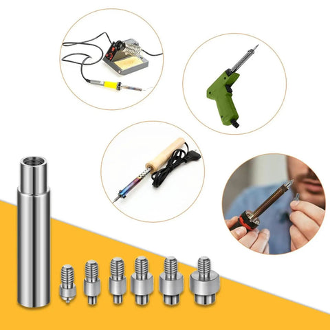 Thermal Insert Tool Kit For 3D Printers With Quick Change Handle And 1 Connector Includes M2 M2.5 M3 M4 M5 M6 M8 Copper Tips