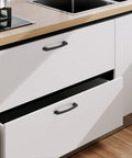10 Pack 4 Inch Matte Black Cabinet Pulls for Kitchen Cabinets Cupboards Durable Zinc Alloy Handles With Corrosion Resistant Finish