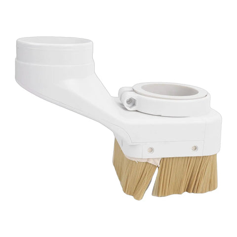 Heavy Duty CNC Spindle Dust Boot Exact 80mm Diameter Seal with brush attachment for dust collection during cutting.