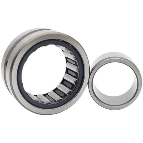 High Load Needle Roller Bearing For Industrial Machinery Built Tough And Runs Smooth As Butter Heavy Duty Workhorse Replacement Parts Precision Sized 50 By 68 By 25 Millimeters, showing a steel inner and outer ring with needle rollers.