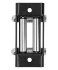 4 Way Winch Roller Fairlead Built To Last 4500 Lb High Strength Steel Cable Guide For Electric Winches Rugged Low Friction Wire Rope Support In Harsh Environments, front view
