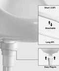 Close-up of Heavy Duty Plastic Urinal For Men Indoor Outdoor Use Waterless Urinal With Urine Diverter Easy Install No Mess