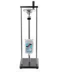 Manual Force Test Stand With Hand Wheel 250mm Stroke Dual Mounting Plate 41x73mm And 40x90mm For ZMF Force Gauge Sold Separately Built For Precise Repeatable Measurements And Smooth Operation on stand with digital gauge